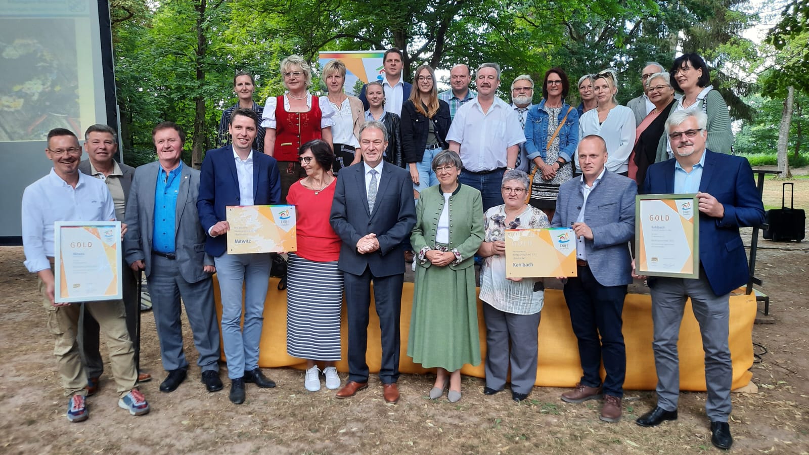 Bezirksentscheid „Unser Dorf hat Zukunft“ - Kehlbach und Mitwitz mit Gold ausgezeichnet