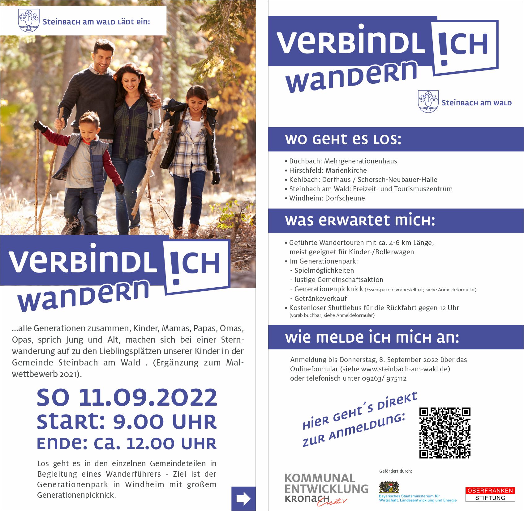 Generationenwanderung in Steinbach a.Wald