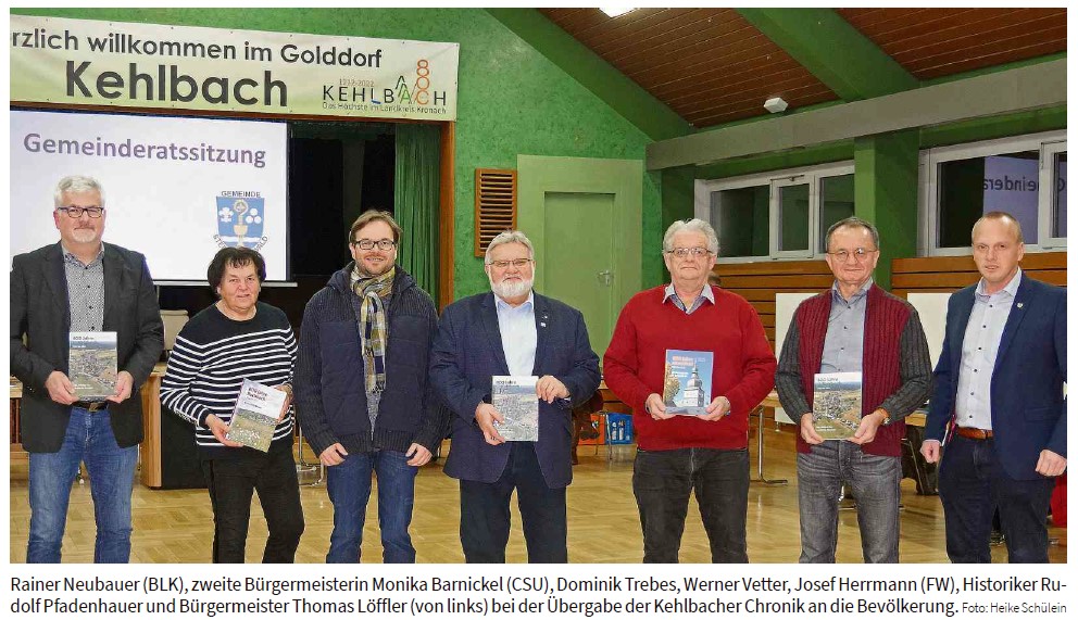 Auch das Golddorf Kehlbach hat jetzt eine eigene Chronik