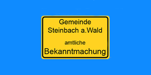 Sitzung des Gemeinderates Steinbach a.Wald am 16.10.2024