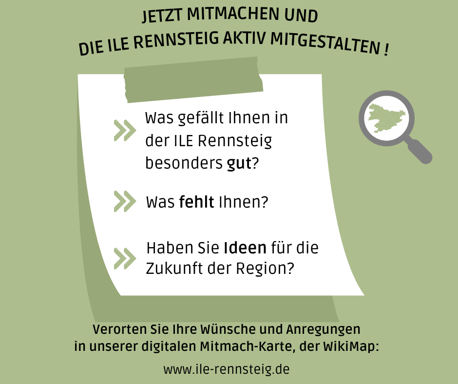 ILE Rennsteig - Jetzt sind Sie gefragt!