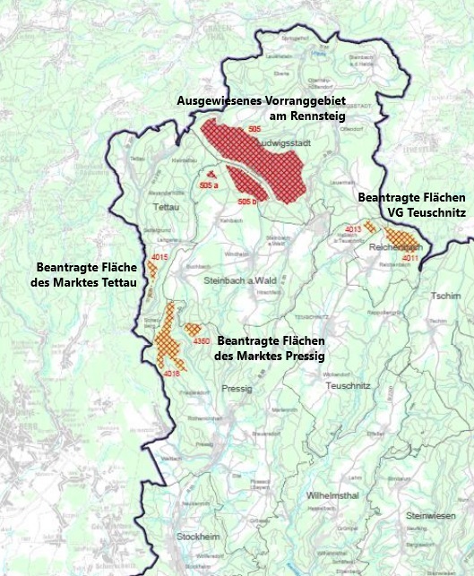 Windkraftprojekte im Nördlichen Frankenwald