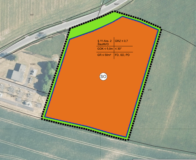 Bauleitplanung Batteriespeicher auf dem Steinbachsberg 