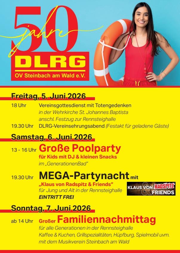 50 Jahre DLRG OV - Plakat