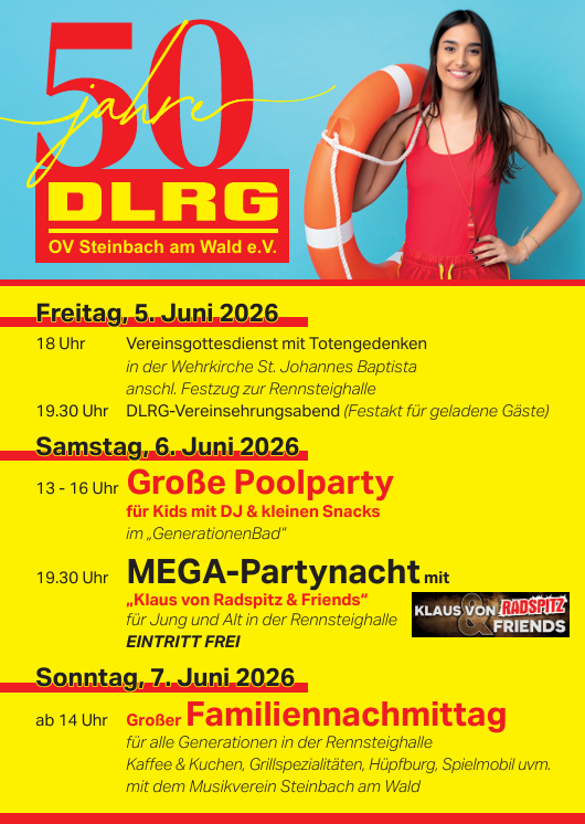 50 Jahre DLRG STB, Plakat